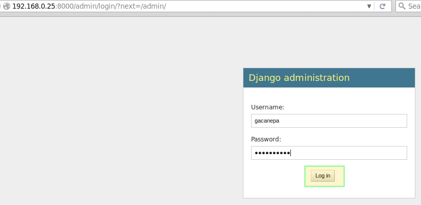 Django Web Administration