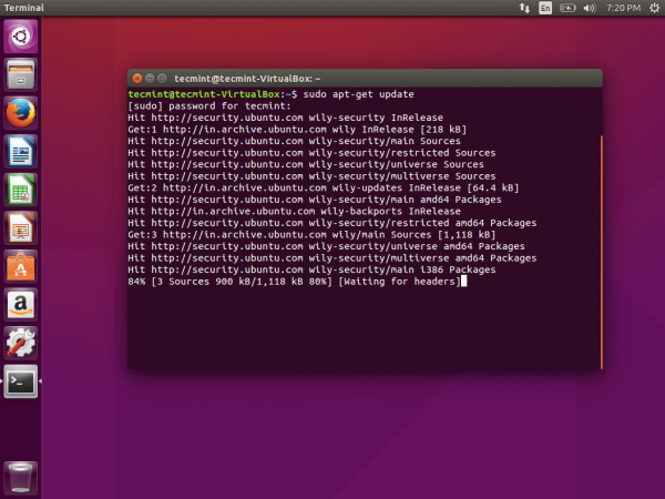 Installing Updates from Commandline