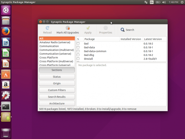 Synaptic Package Manager