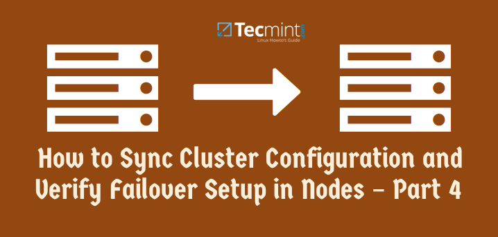 Sync Cluster Configuration and Verify FailOver