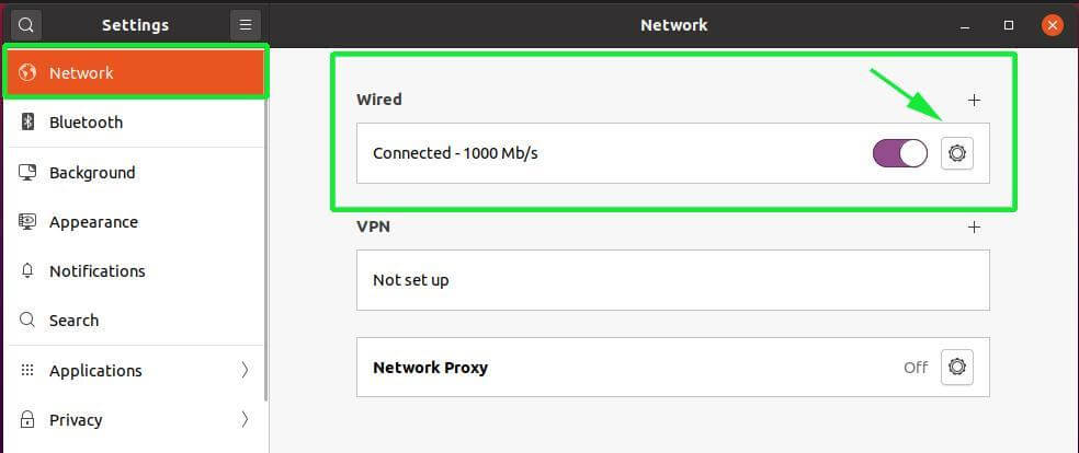 Ubuntu Network