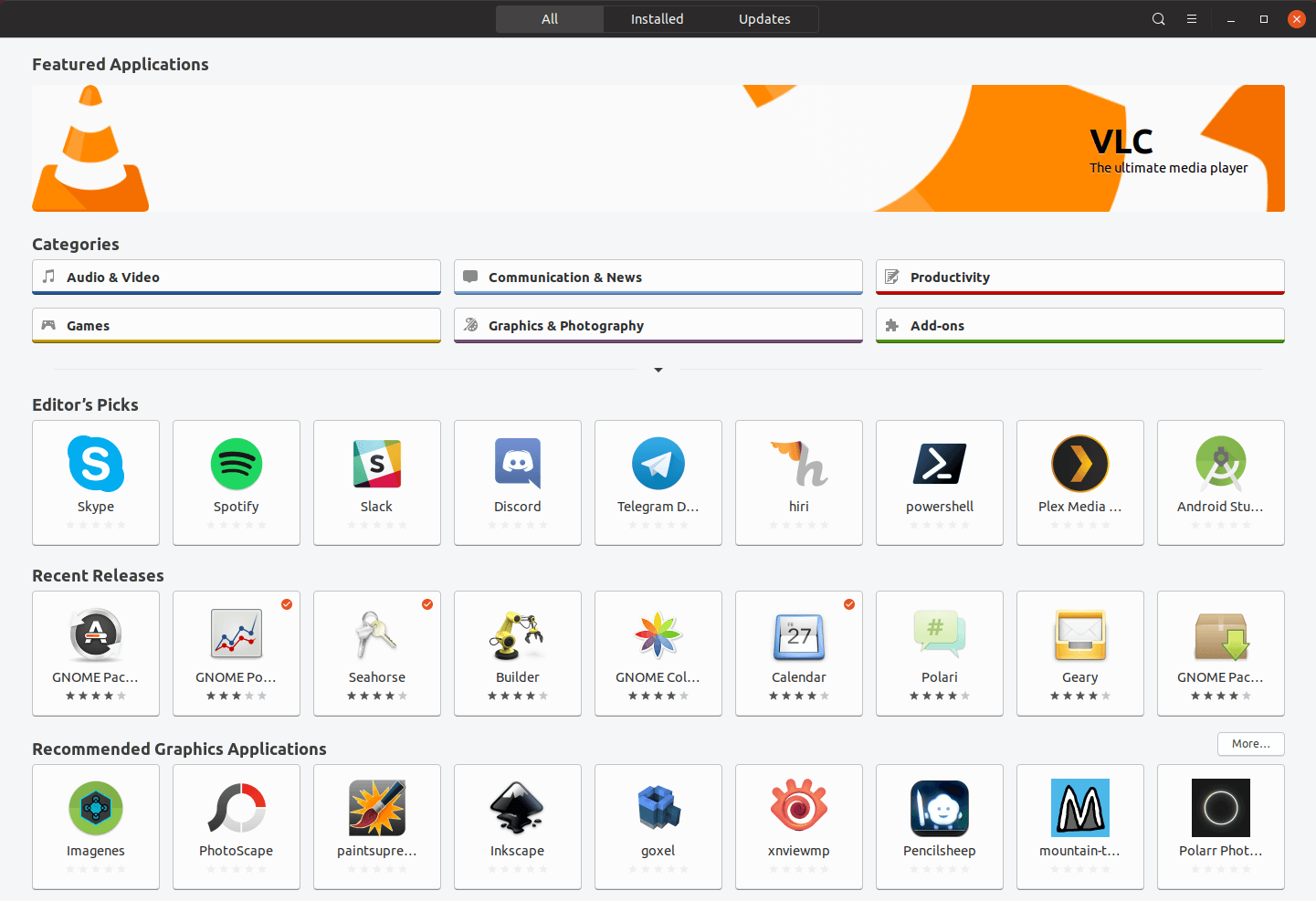 Ubuntu Software Center