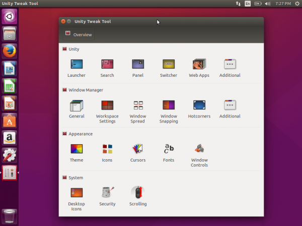 Unity Tweak Tool