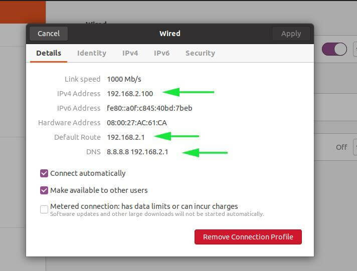 Verify Network Configuration