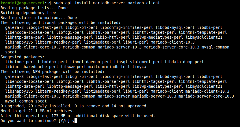 Instalar MariaDB en Ubuntu 20.04