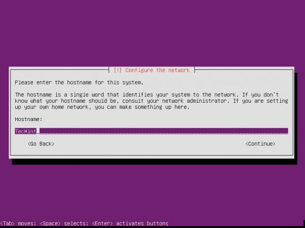 Set Server Hostname