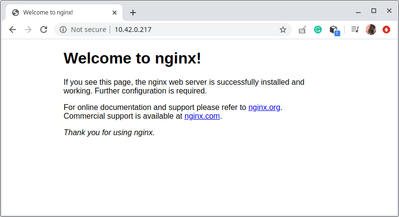 Test Nginx Installation