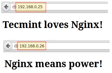 Check Nginx IP Based Virtual Host