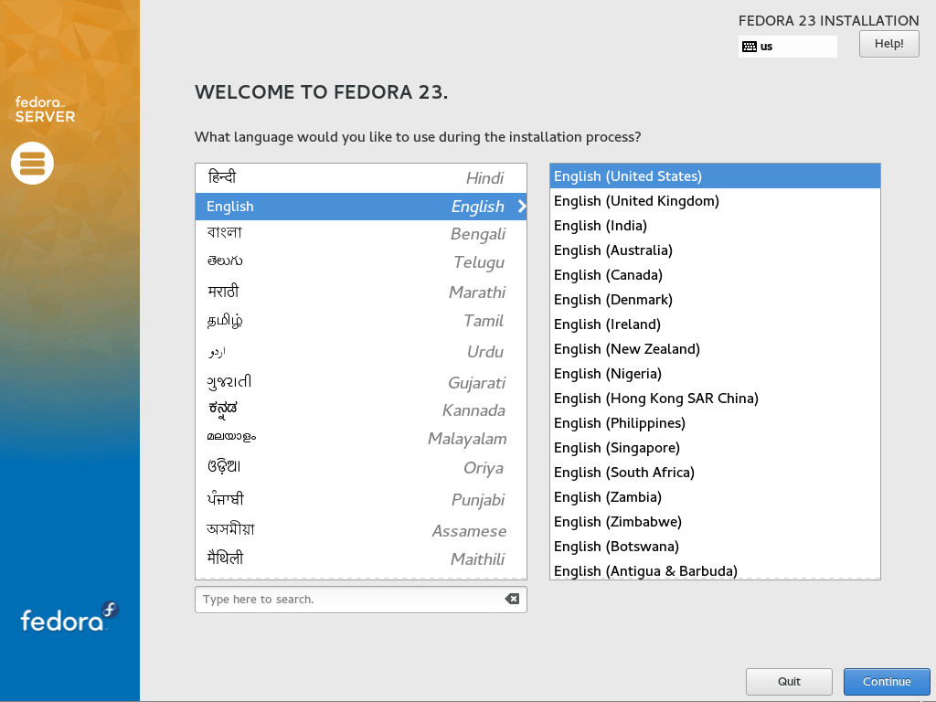 Choose Language