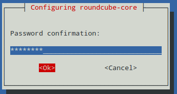 Confirm Roundcube Database Password