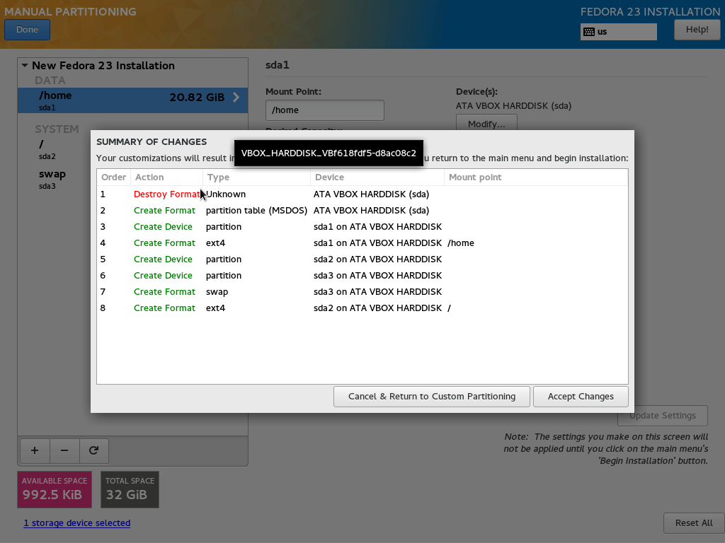 Confirm Write Changes