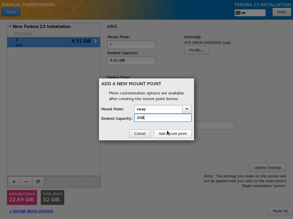 Create Swap Partition