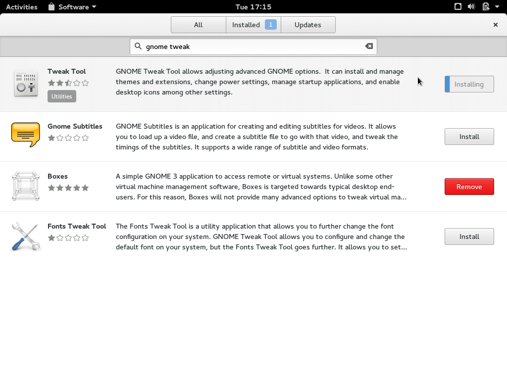 Install Gnome Tweak Tool