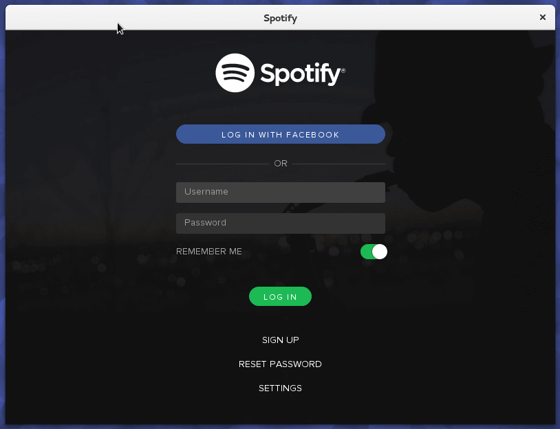 Install Spotify in Fedora 23