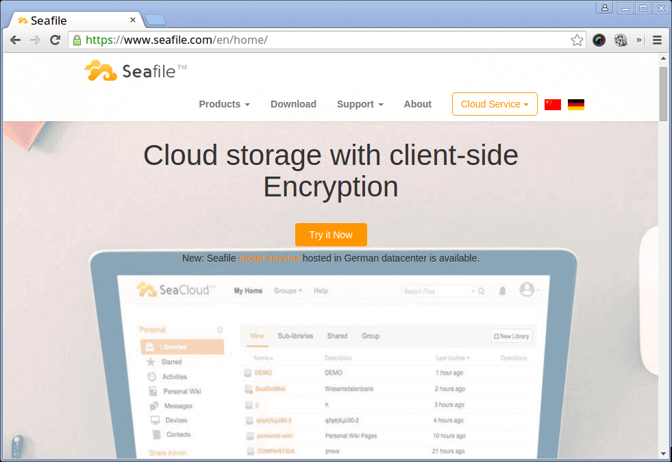 Seafile Cloud Storage