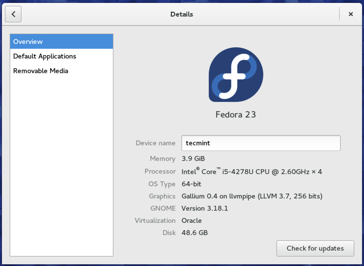 Upgraded to Fedora 23