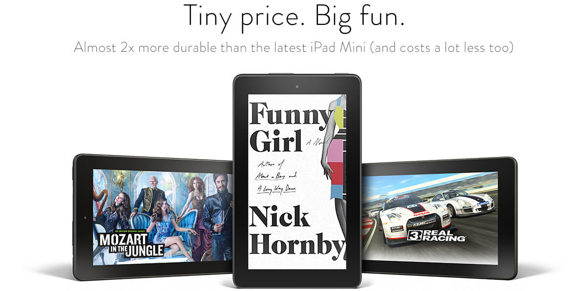 Amazon Fire Tablet - Price $49.99