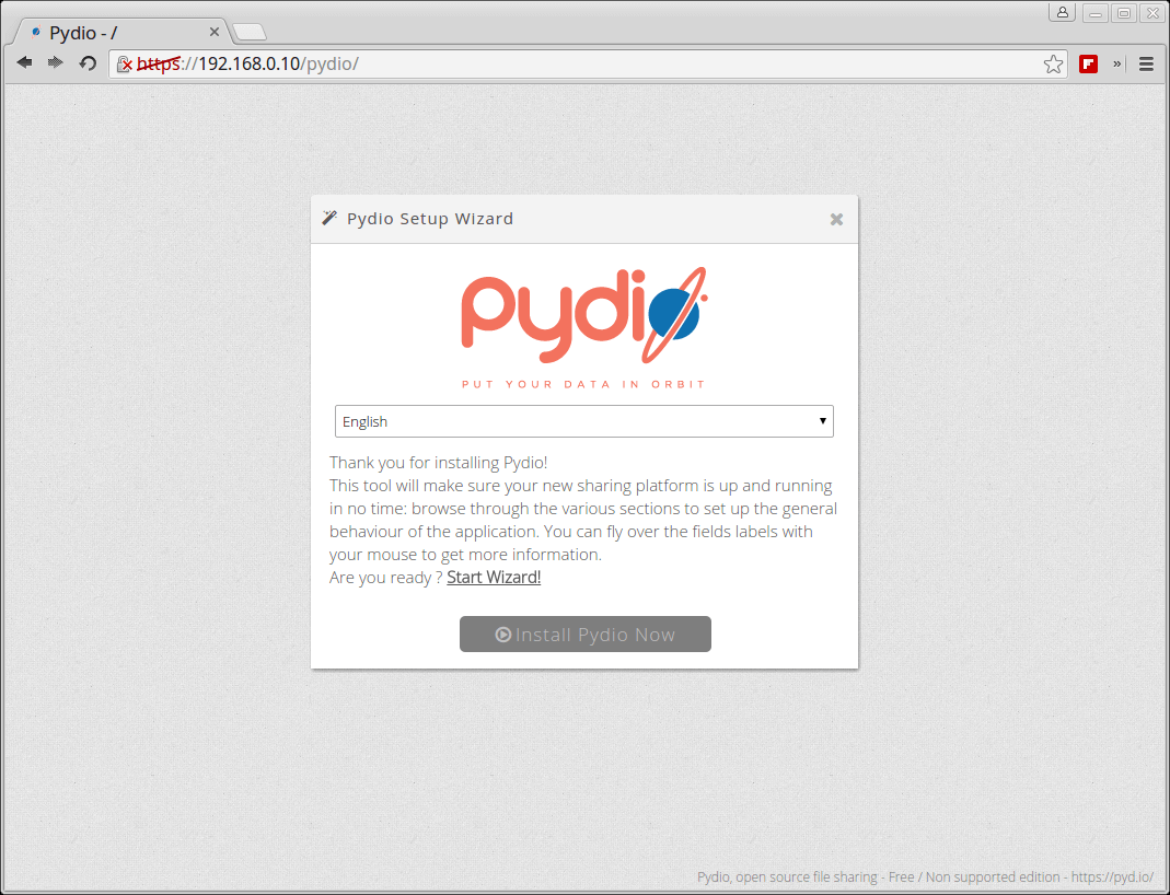 Pydio Installer