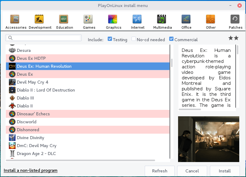 Apricity Play-On-Linux