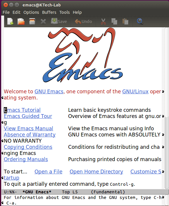 Editor Emacs