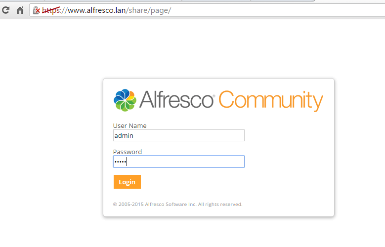 Configure Alfresco as Domain