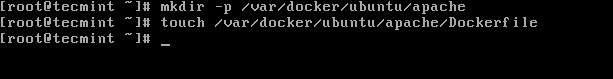 Create Dockerfile Repository