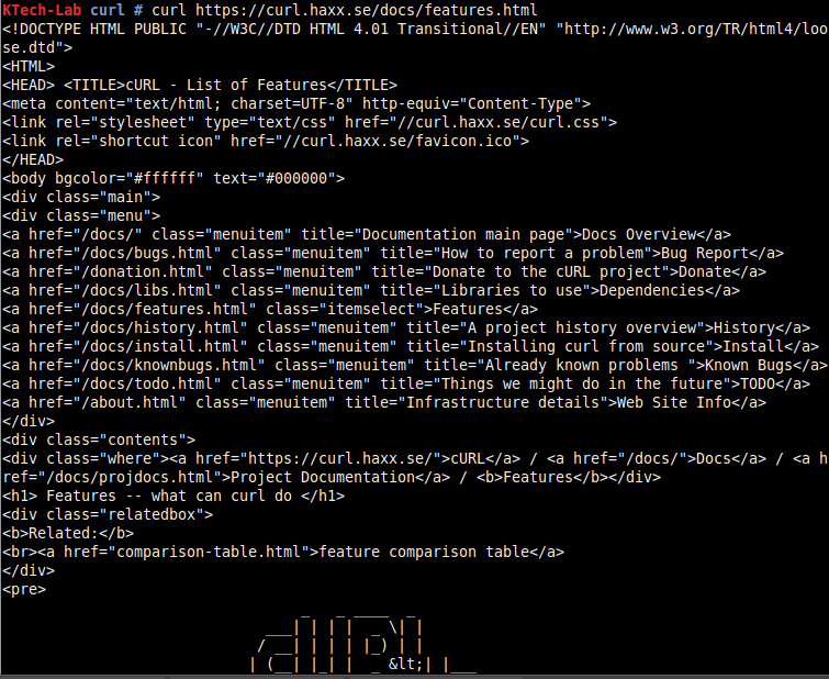 Download File using Curl