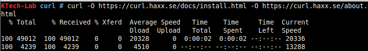 Download Multiple Files Using Curl