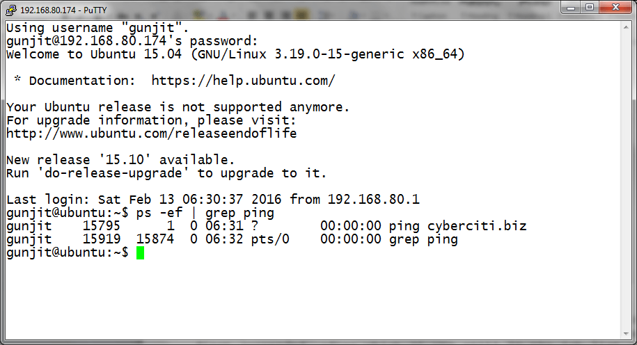 Linux Jobs Running in Background