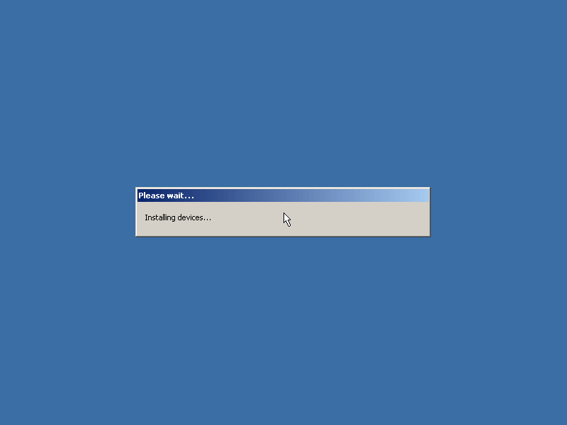 ReactOS Installing Devices