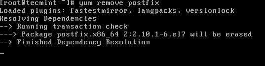 Remove Postfix in Linux