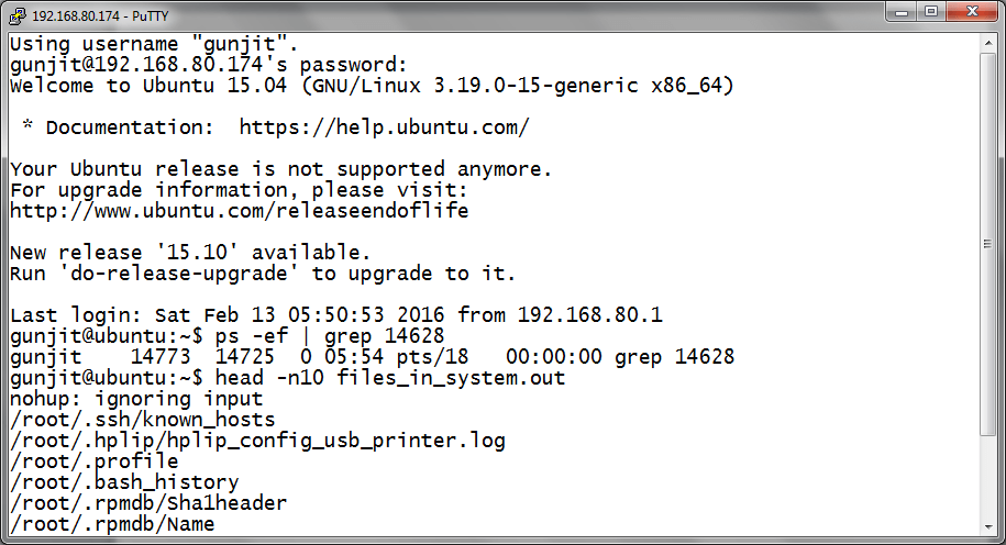 Resume Running Command in Background