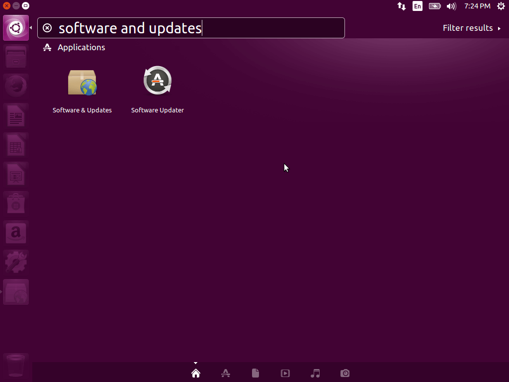 Ubuntu 16.04 Software and Updates