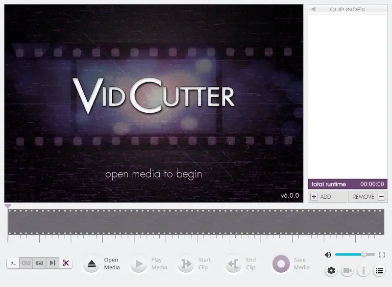 VidCutter - видео резачка и дърводелец