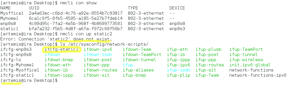 Enable Network Connection