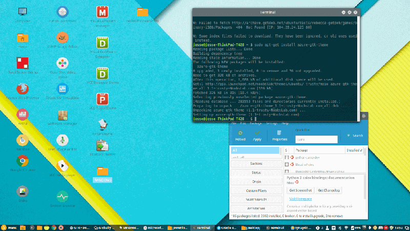 Google Material Theme Linux Mint Cinnamon