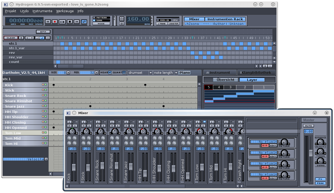 Hydrogen Drum Machine