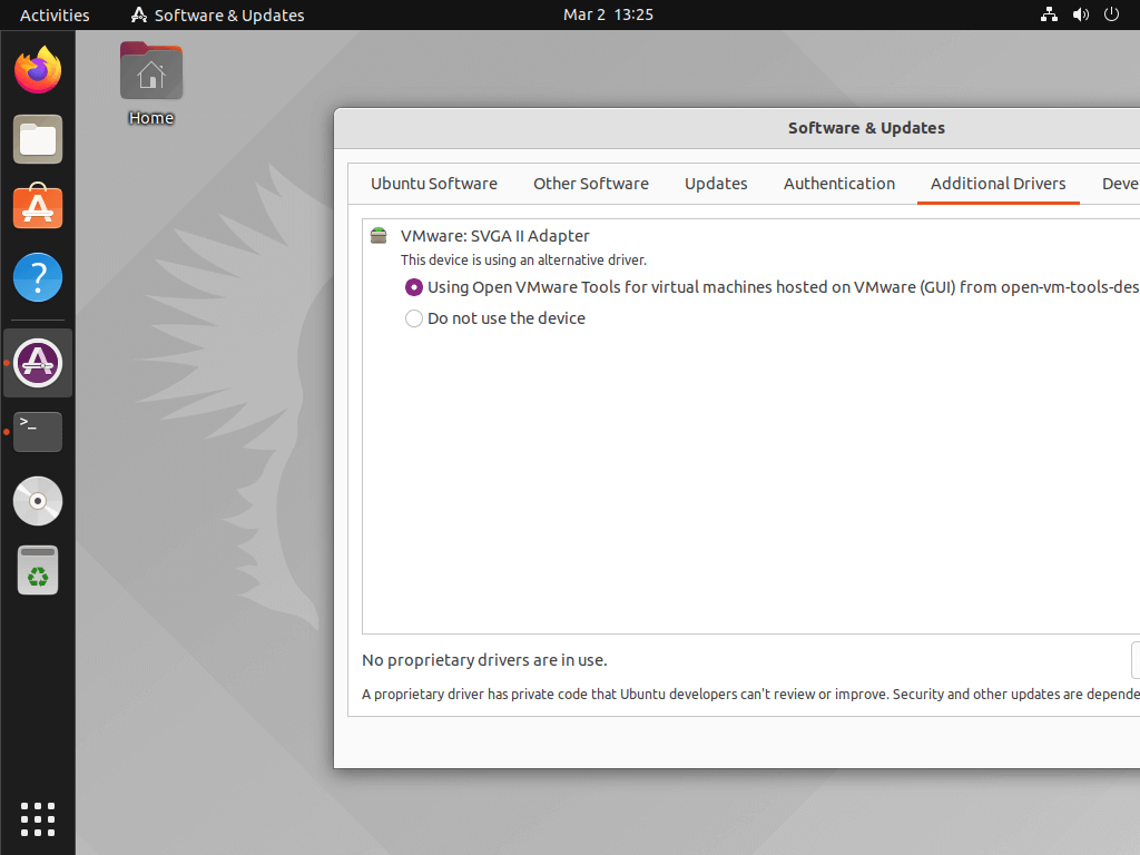 Instalar controlador de gráficos en Ubuntu
