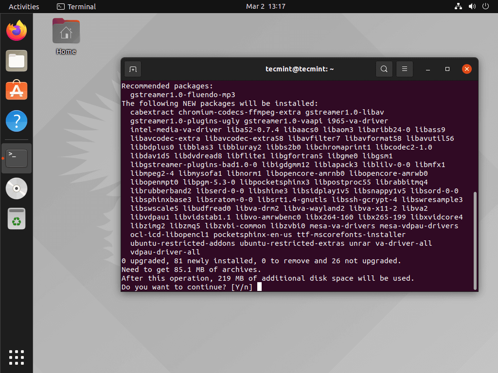 Install Ubuntu Restricted Extras