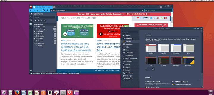 Vivaldi Browser for Linux