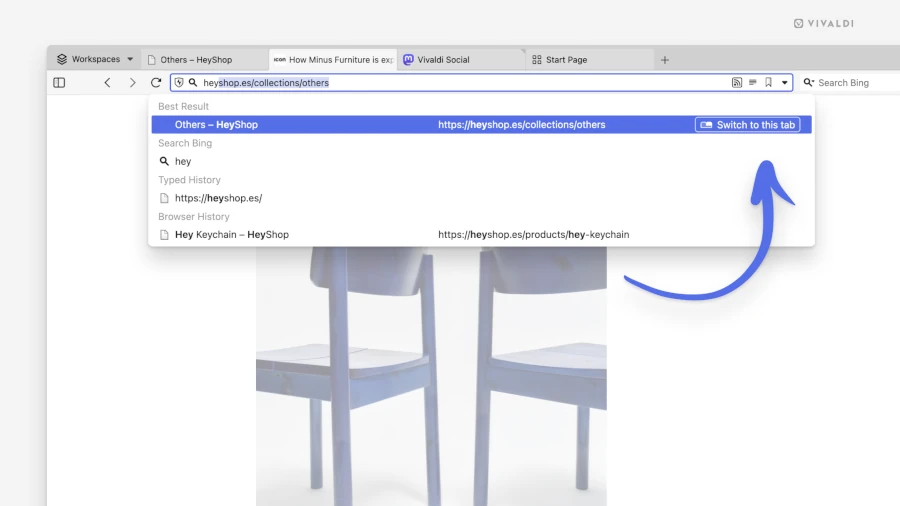 Vivaldi Tab Switch
