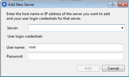 Agregar nombre de host de XenServer
