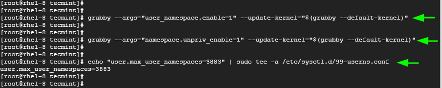 Add Linux Kernel Parameters