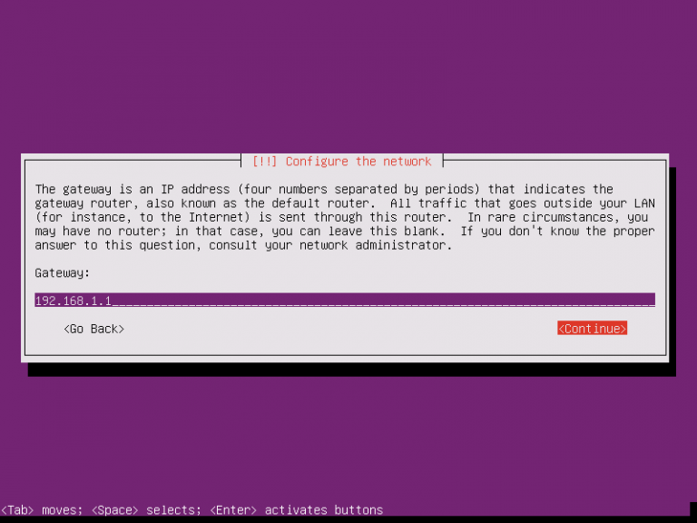 Installation of Ubuntu 16.04 Server Edition and Initial Ubuntu Server