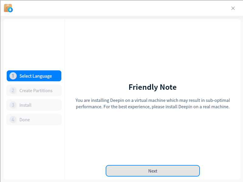 Deepin Friendly Note
