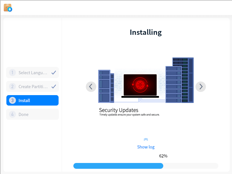 Deepin Installation Process