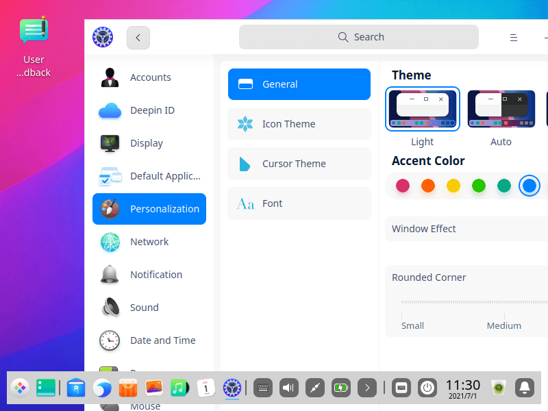 Deepin Personalization