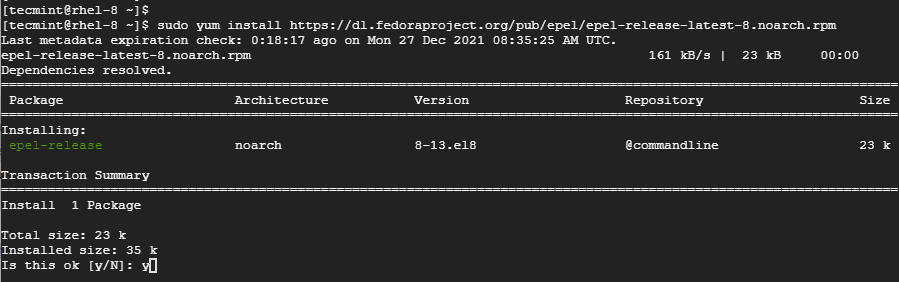 Install EPEL Repository