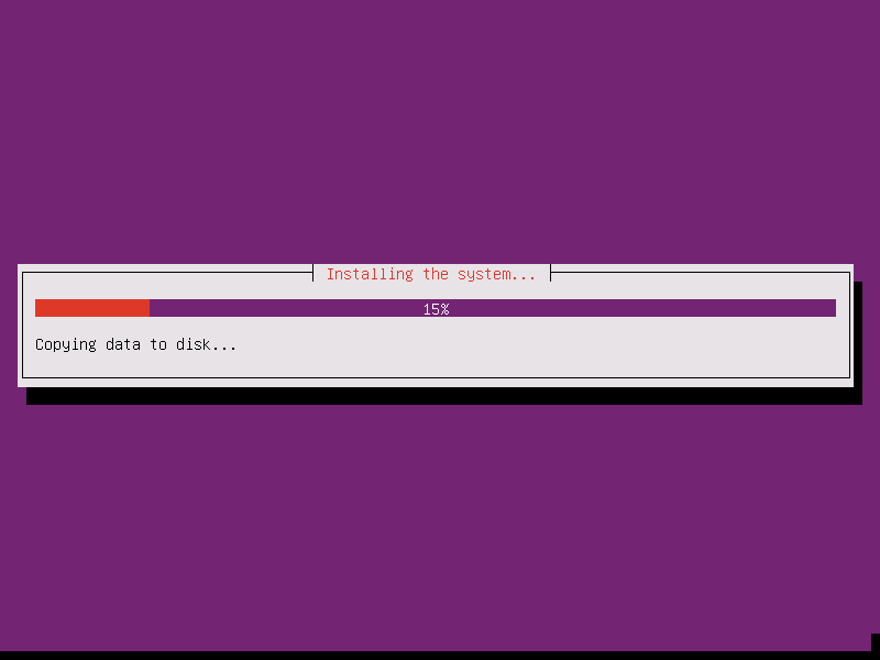 Installing Ubuntu 16.04 Server
