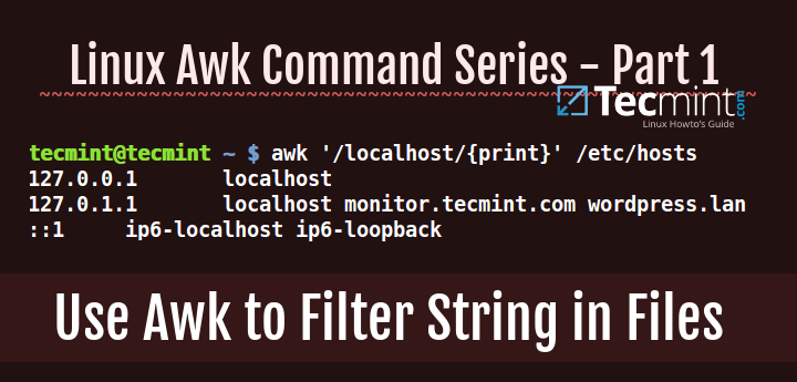 Linux Awk Command Examples